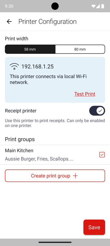 Printer Configuration