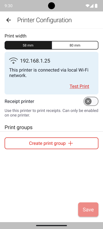 Printer Configuration