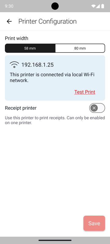 Printer Configuration