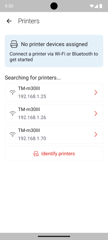 Searching for Printers