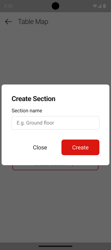 Table Map Create